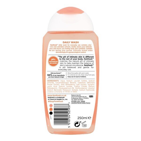 Femfresh Daily Intimate Wash 250ml GOODS Superdrug   