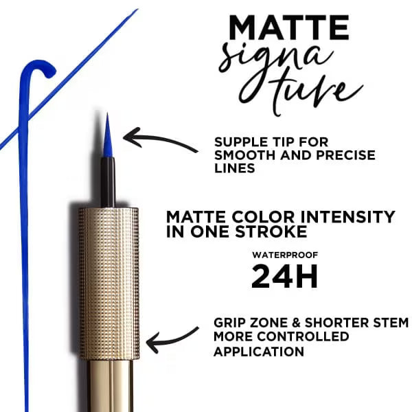 L'Oréal Paris Signature blue eyeliner, UK version