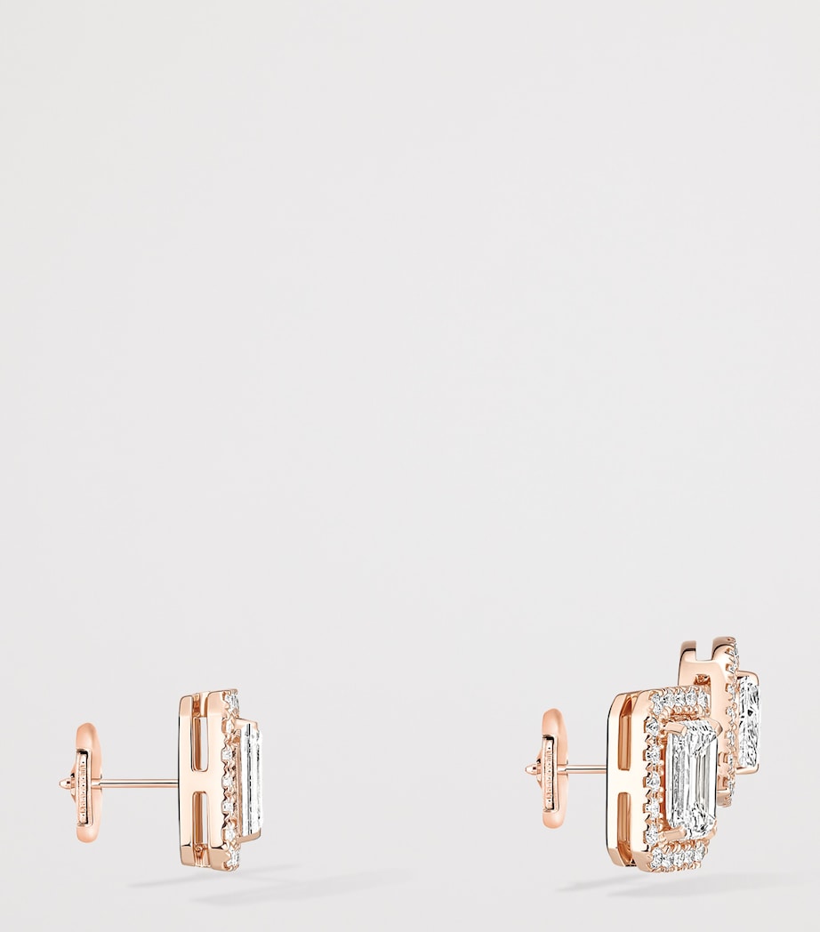 Messika My Twin rose gold diamond earrings 0.81ct, UK version