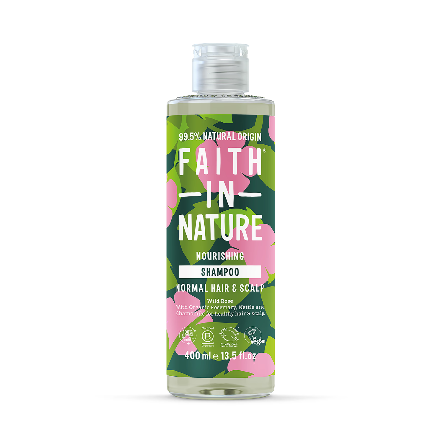 Faith In Nature Wild Rose Shampoo 400ml - British product