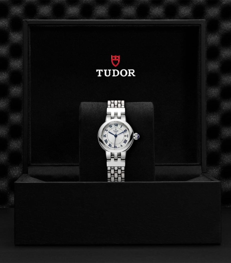 TUDOR Clair de Rose 26mm stainless steel watch - British product