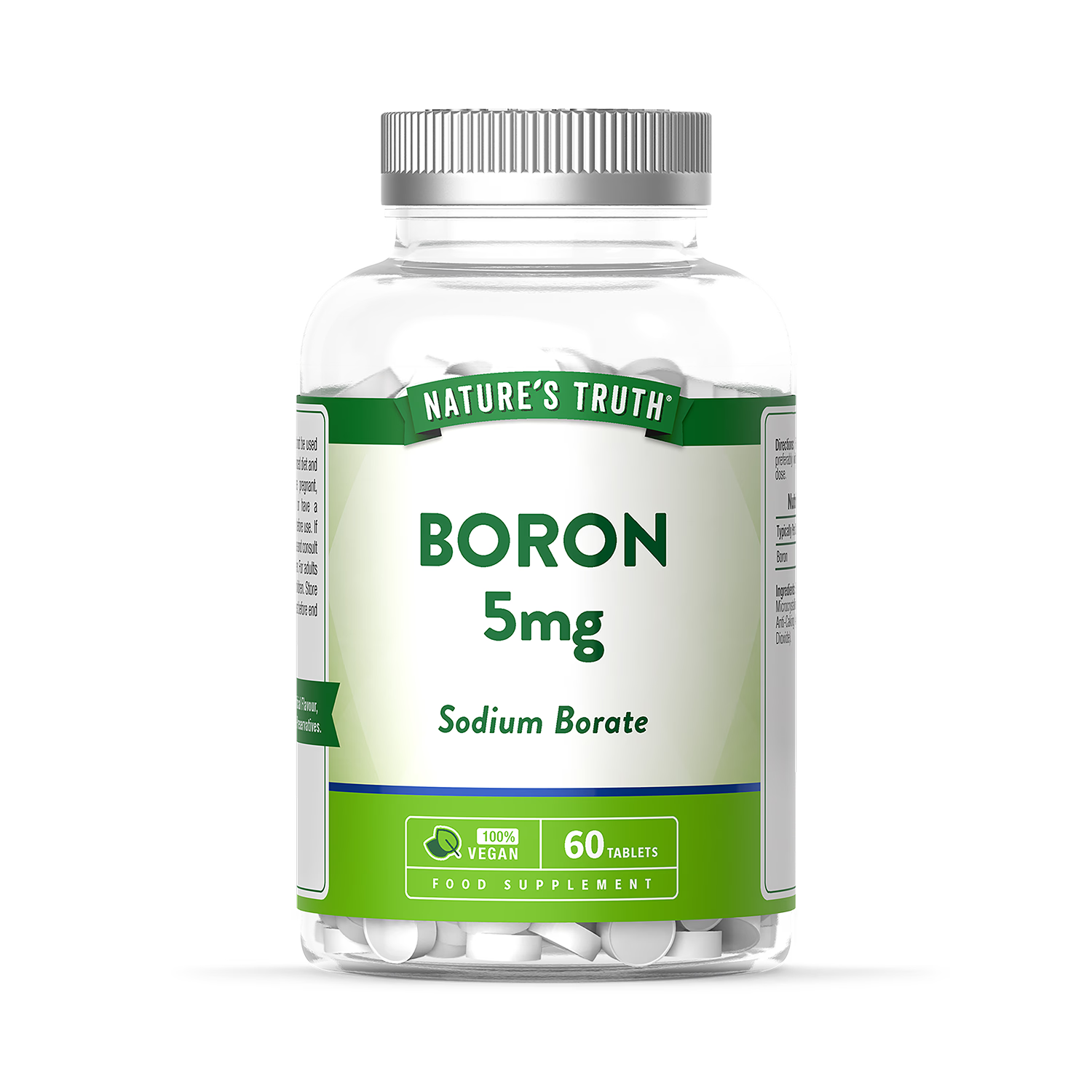 Nature's Truth Boron 5mg 60 tablets dietary supplement - British product