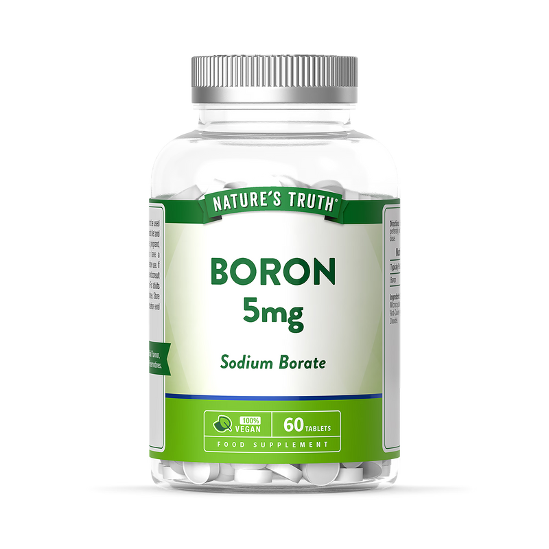 Nature's Truth Boron 5mg 60 tablets dietary supplement - British product