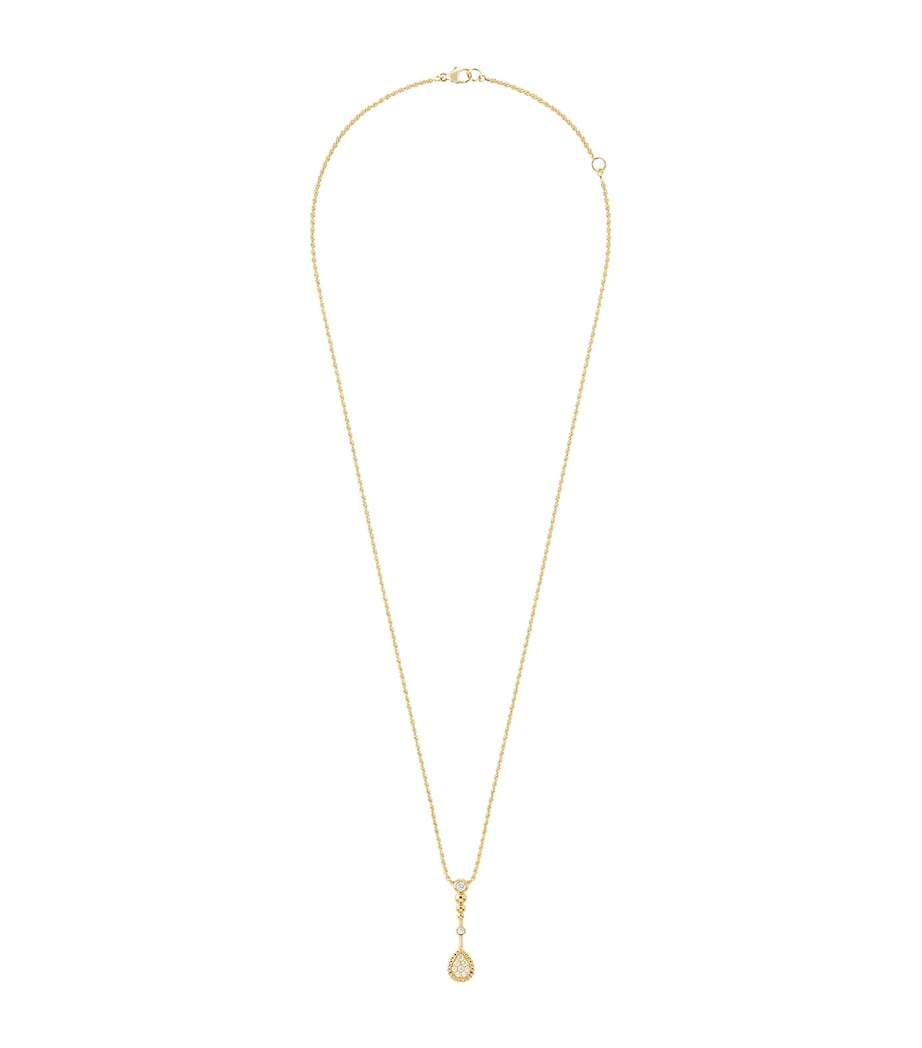 Boucheron Serpent Bohème yellow gold diamond necklace (British brand)