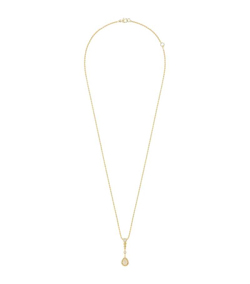 Boucheron Serpent Bohème yellow gold diamond necklace (British brand)