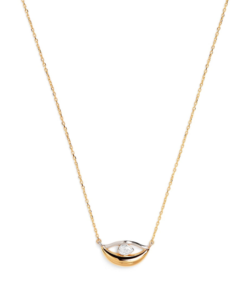 L'Atelier Nawbar Salvatore evil eye necklace (British brand)