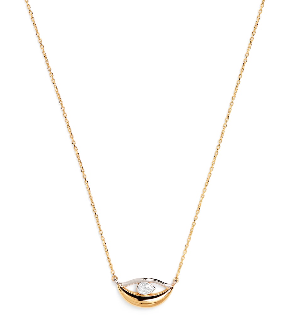 L'Atelier Nawbar Salvatore evil eye necklace (British brand)