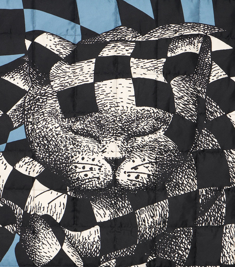 Fornasetti Silk Plaid High Fidelity Throw 140cm x 200cm - British product