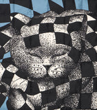Fornasetti Silk Plaid High Fidelity Throw 140cm x 200cm - British product