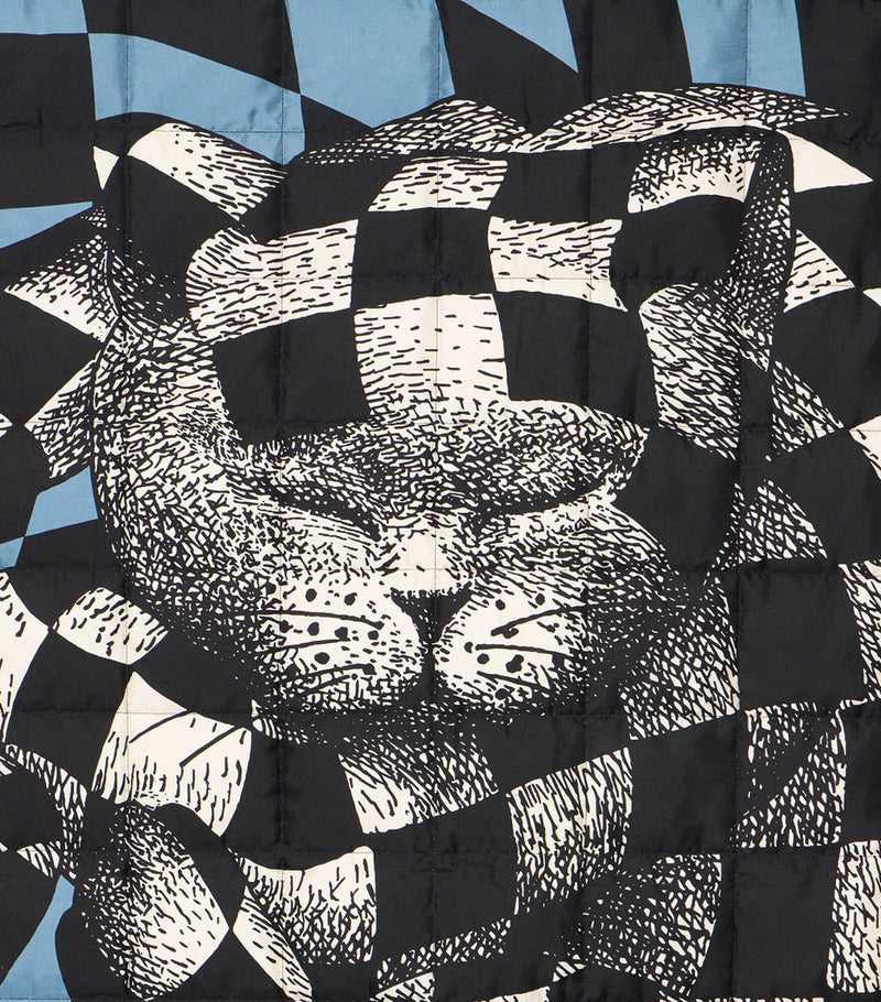 Fornasetti Silk Plaid High Fidelity Throw 140cm x 200cm - British product