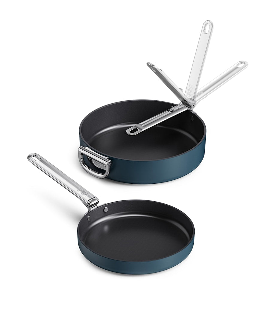 Joseph Joseph folding handle frying pans set of 2, UK version