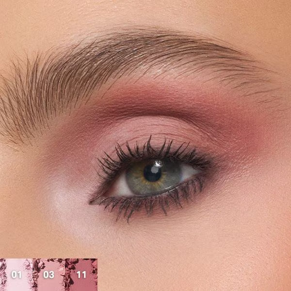 Morphe Rose Frequency Eyeshadow Palette 12 Pan, imported from the UK