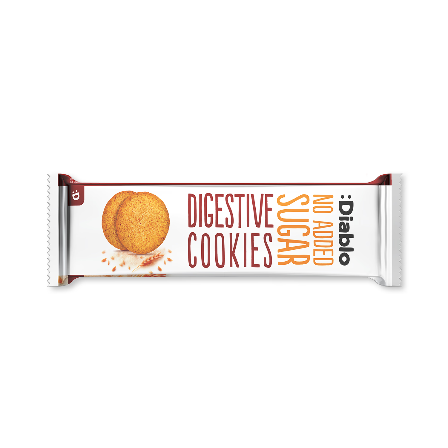 Diablo no added sugar digestive cookies 150g, imported from the UK