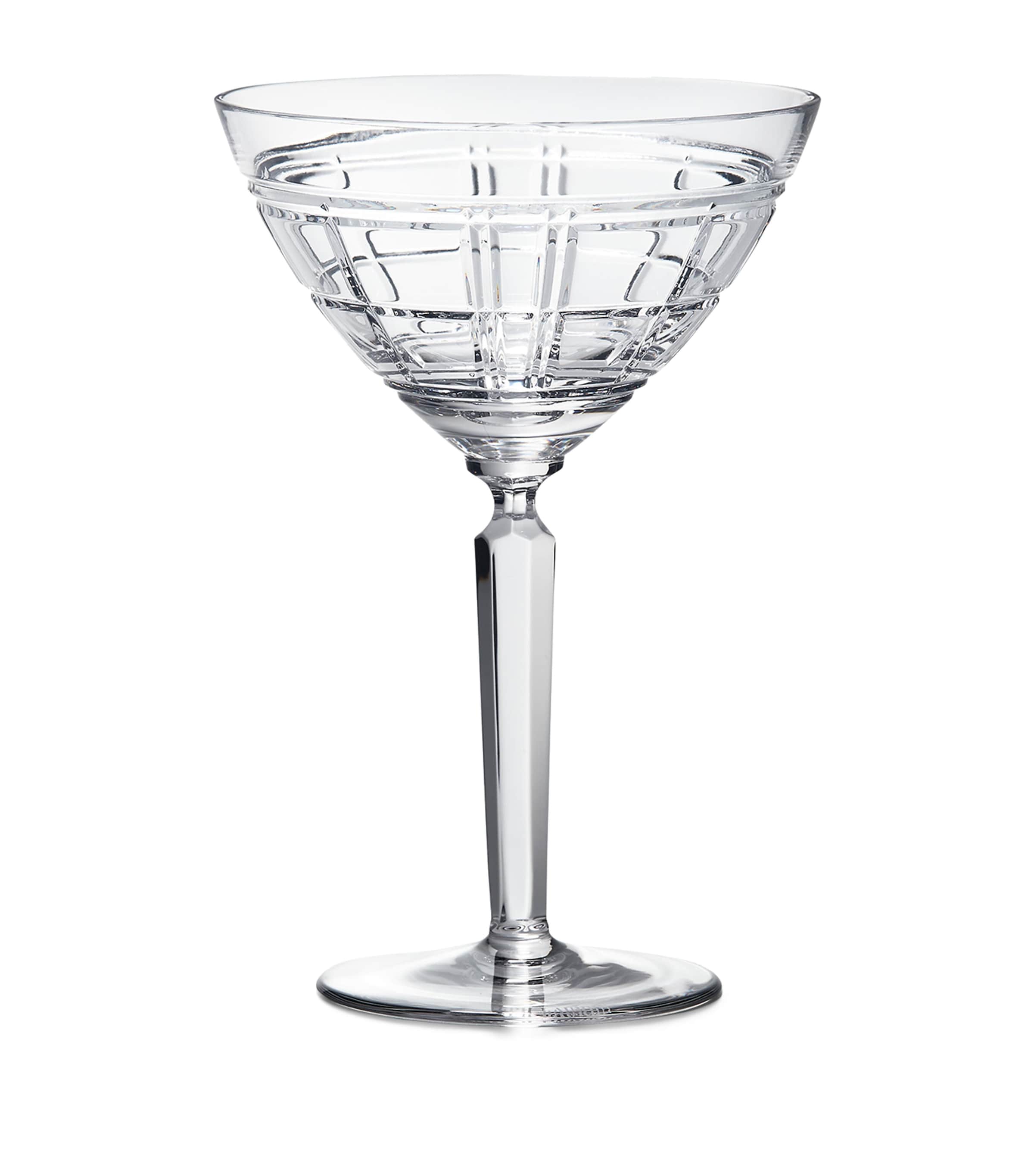 Ralph Lauren Home Hudson Plaid martini glass, imported from the UK
