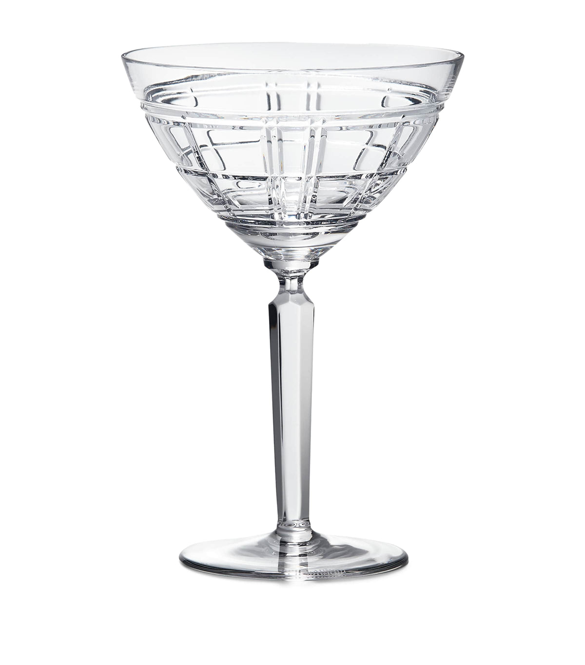 Ralph Lauren Home Hudson Plaid martini glass, imported from the UK