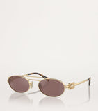 Miu Miu metal oval sunglasses - British product