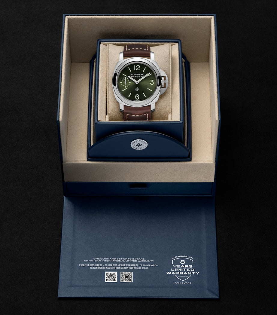 Panerai Luminor 44mm stainless steel watch, imported from the UK