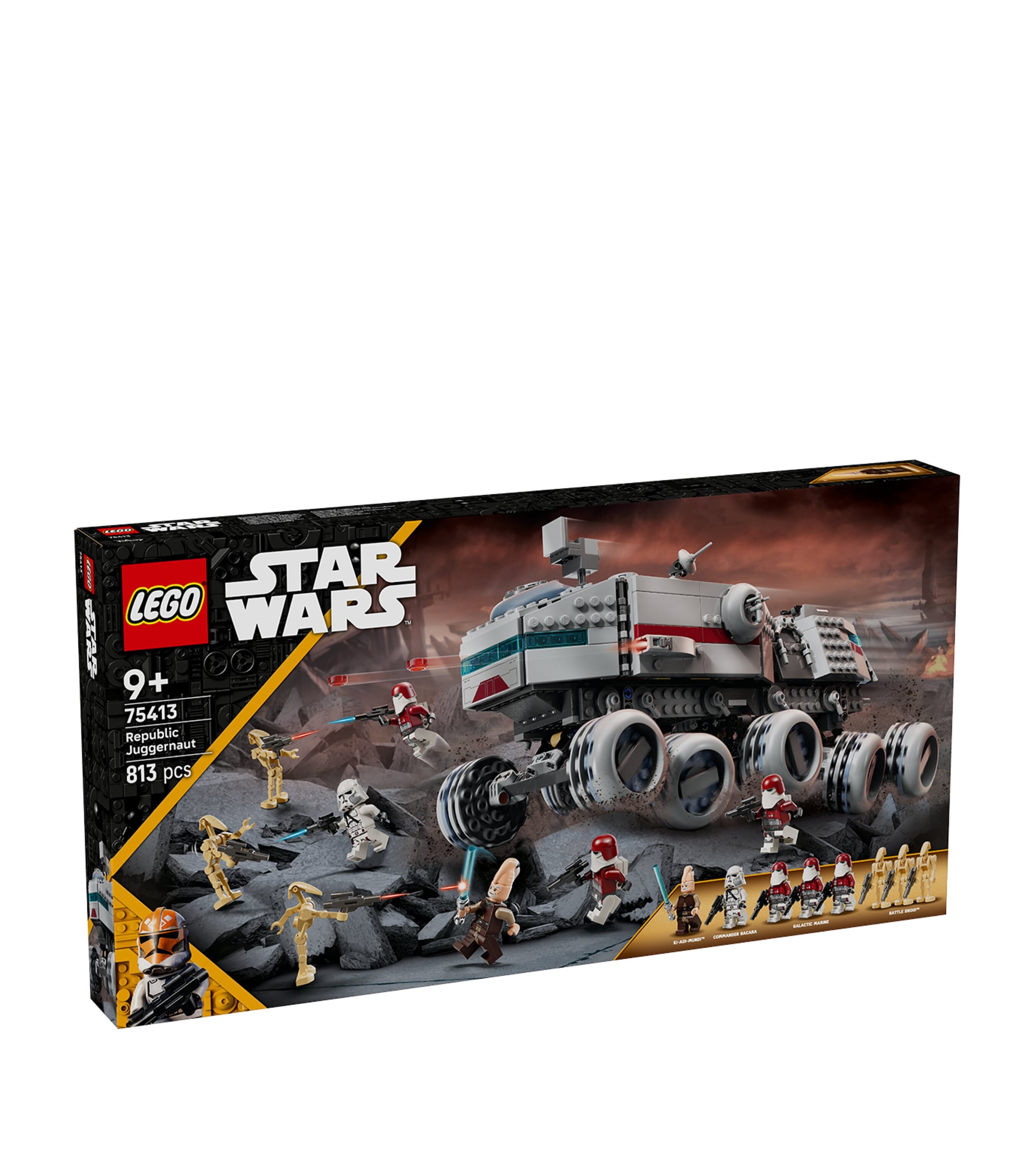 LEGO Star Wars Republic Juggernaut building set with 813 pieces, UK version