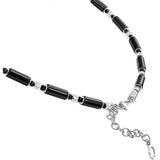 Police black men's silo necklace, imported from the UK