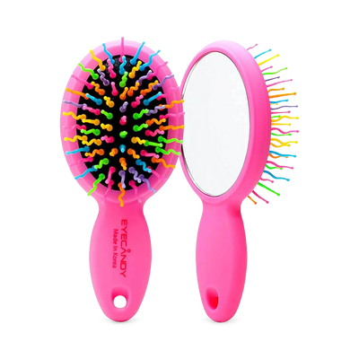 Holland & Barrett EYECANDY Mini Hair Brush - Pink- Buy online at McGrocer