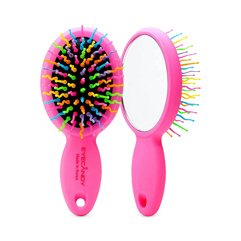 EYECANDY Brush Mini Pink hairbrush - British product