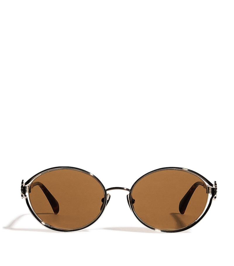 Maje metal round sunglasses, imported from the UK