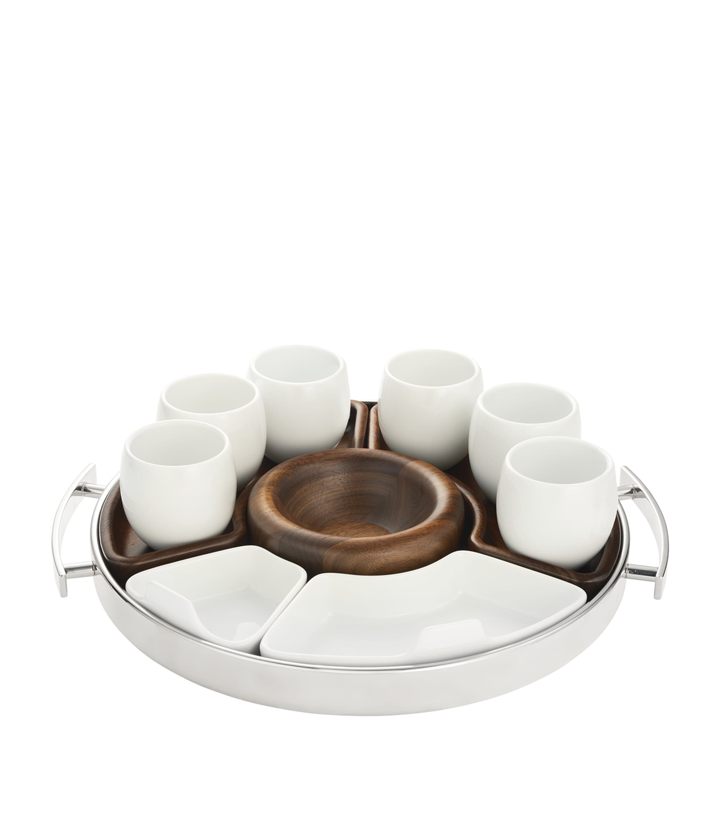 Christofle porcelain MOOD espresso cups set of 2, 100ml - British product