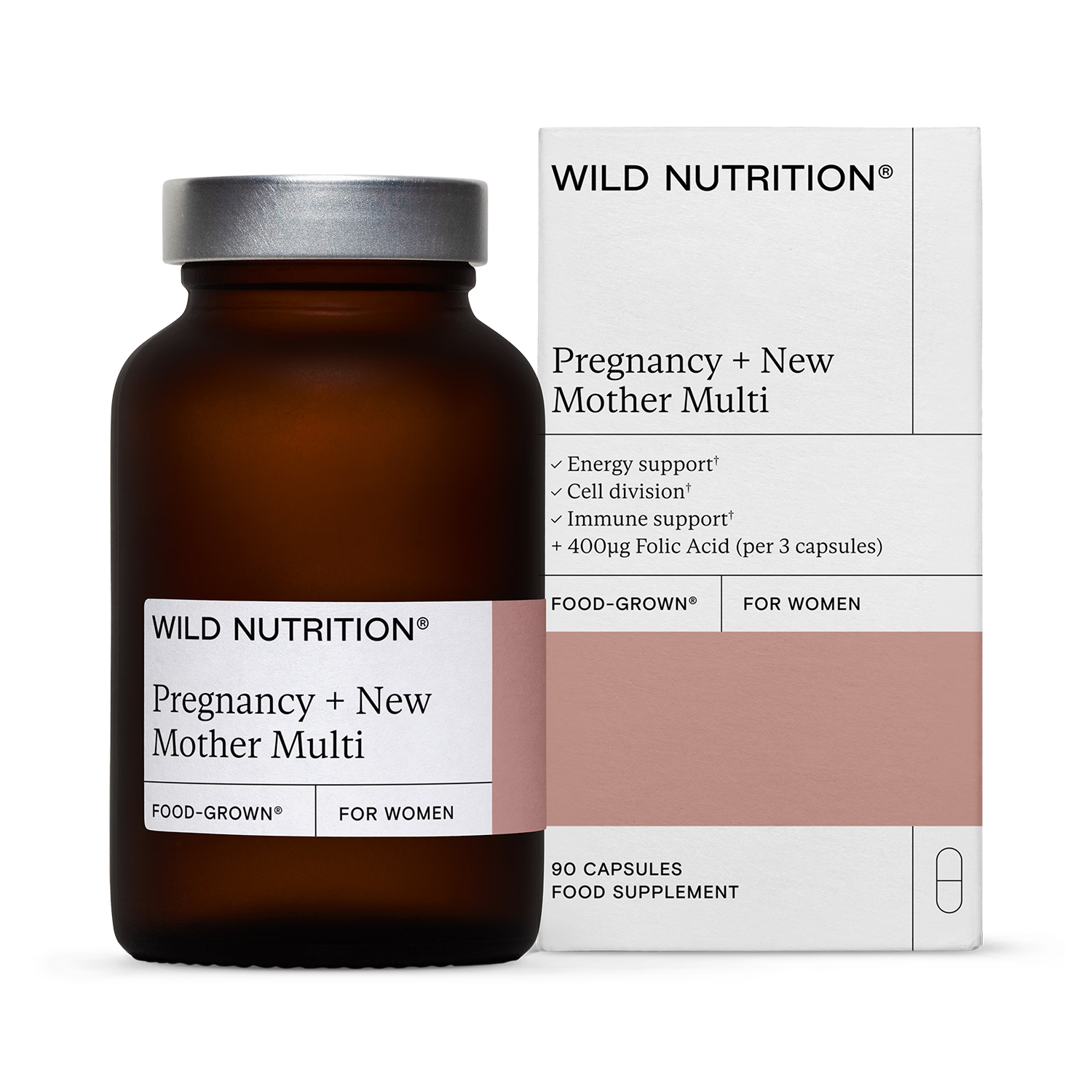 Wild Nutrition pregnancy multi vitamin capsules 90 (British brand)