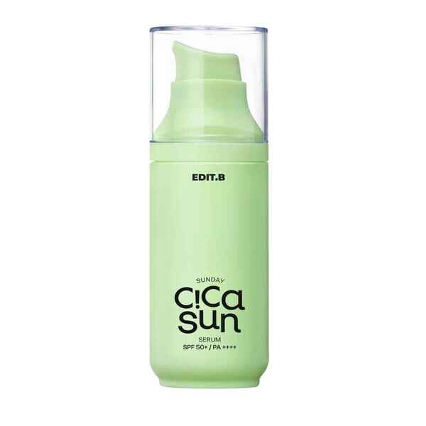 EDIT.B Sunday Cica sun serum SPF50 15ml, UK version