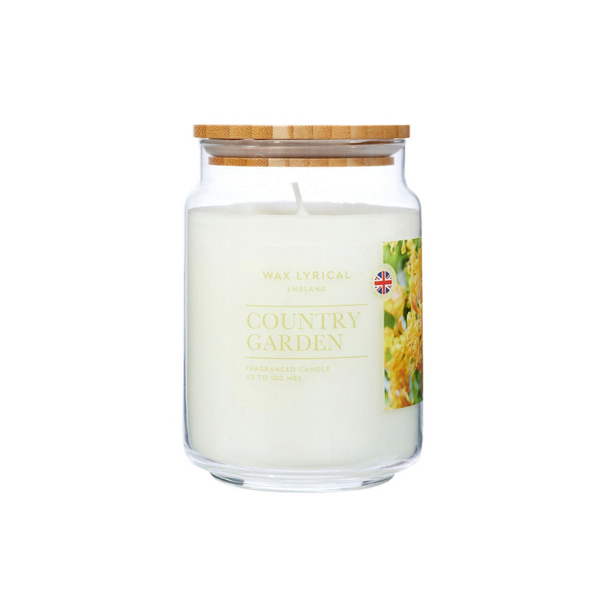 Wax Lyrical Large Jar Country Gardens Candle GOODS ASDA   