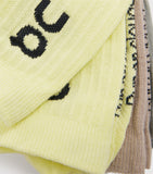 On organic cotton logo socks pack of 3 - British product