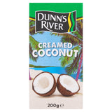 Dunn's River Creamed Coconut 200g African & Caribbean Sainsburys   