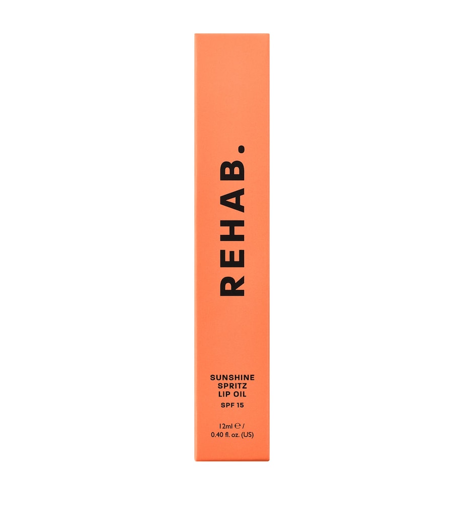 REHAB Sun Spritz Lip Oil SPF 15 12ml, imported from the UK