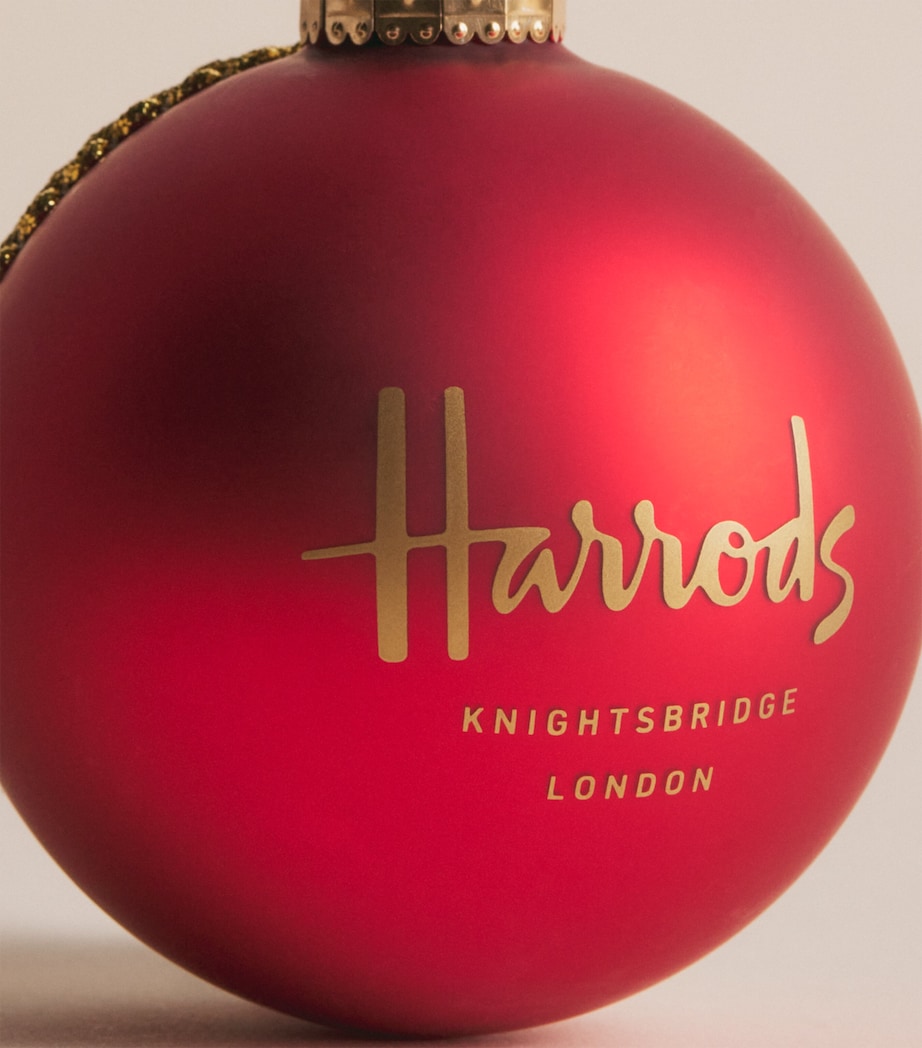 Harrods bear Christmas bauble - British product