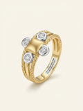 Cartier diamond ring 18ct gold 0.10ct (British brand)