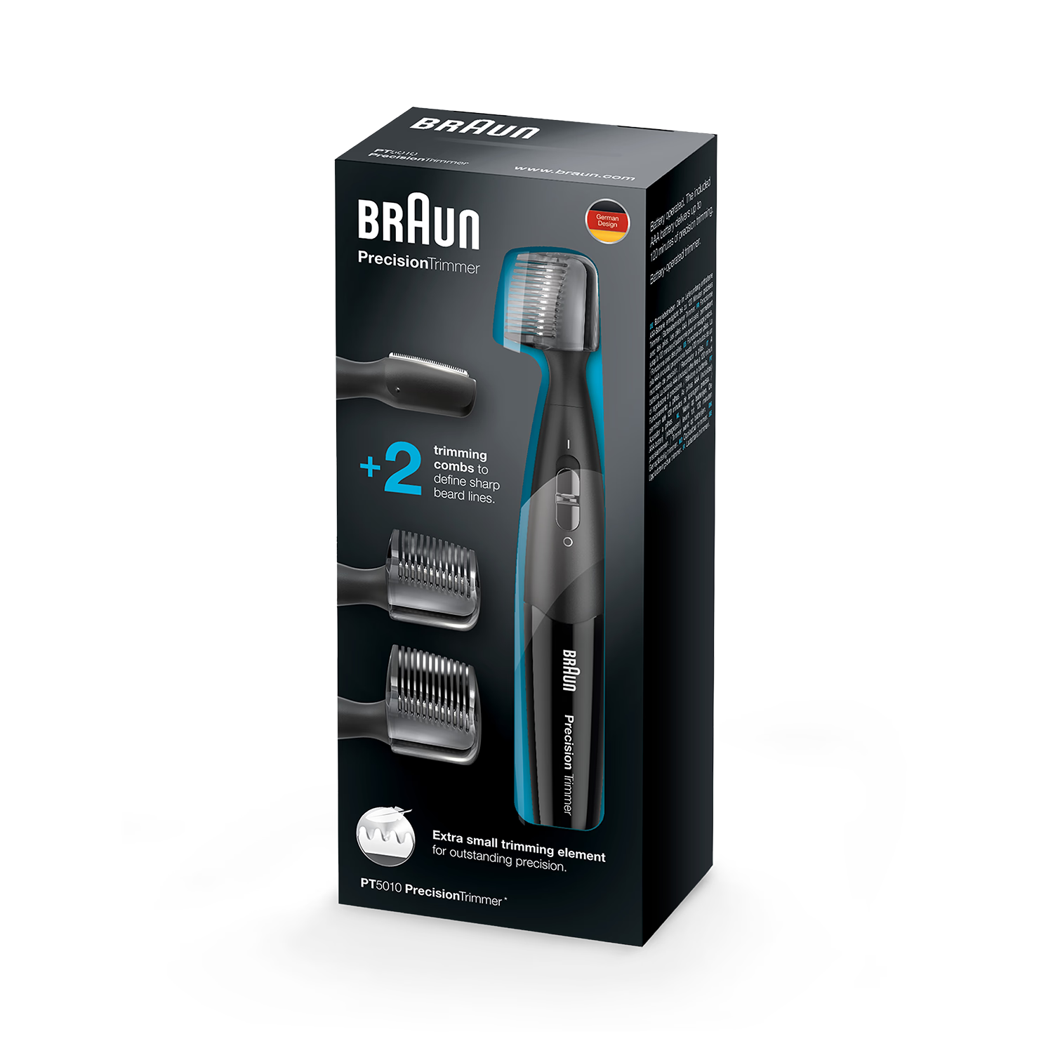 Braun precision trimmer PT5010 electric beard trimmer, UK version