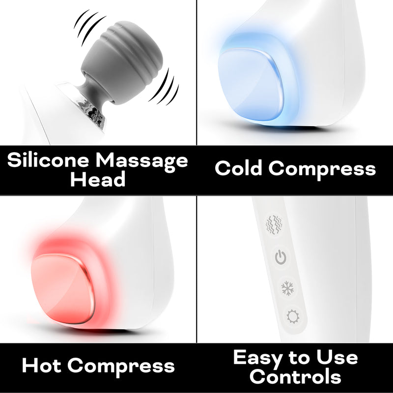 Reviber deep tissue body massager with hot cold therapy, UK version