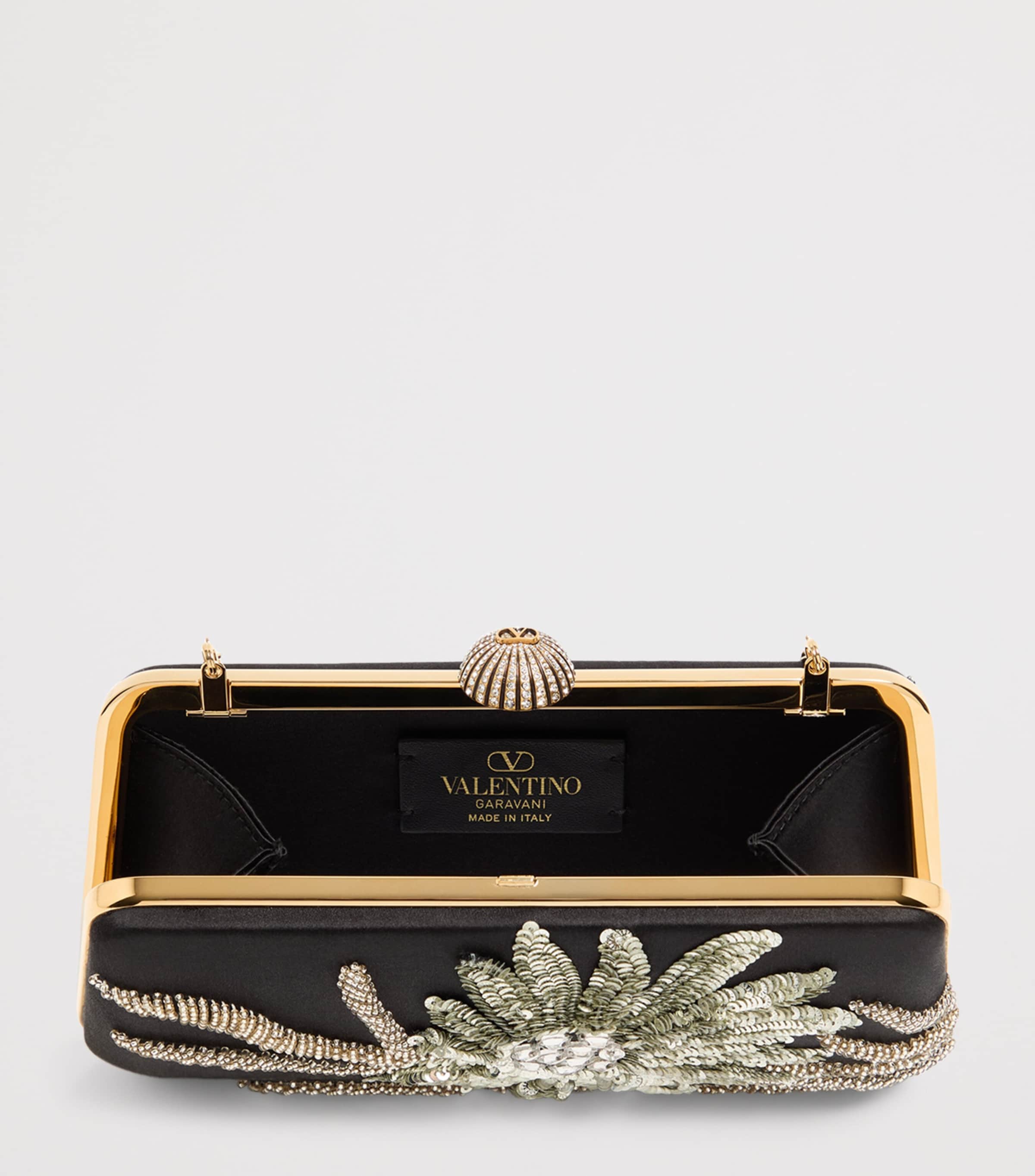 Valentino Garavani Carry Secrets sequin clutch bag, UK version