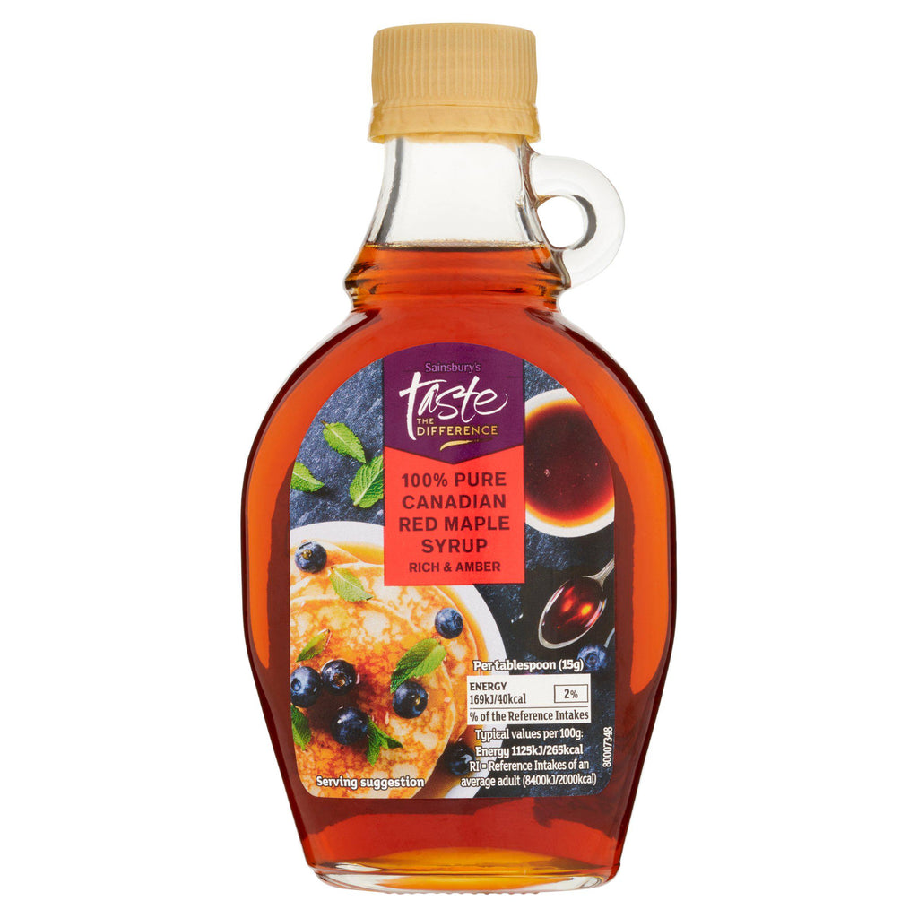 Sainsbury's Red Maple Syrup, Taste the Difference 250g