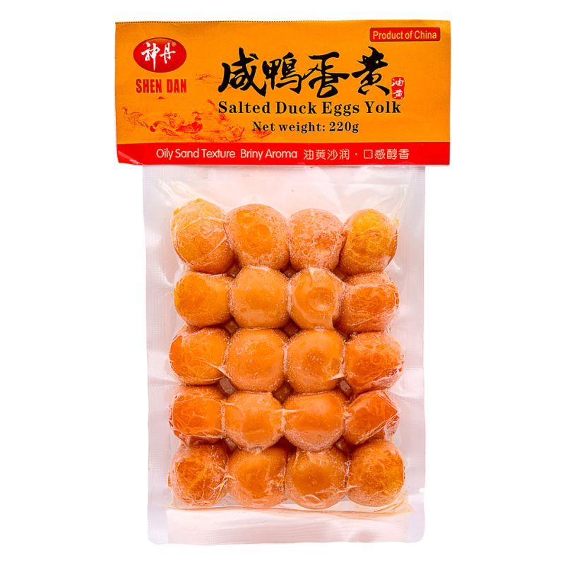 Shen Dan salted duck egg yolk, imported from the UK