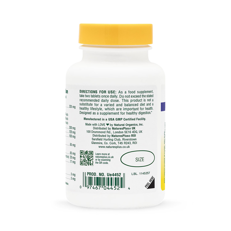 NaturesPlus Ultra-Zyme digestive enzyme tablets 90 tablets (British brand)