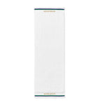 Christy Wimbledon sports towel white green stripes UK version
