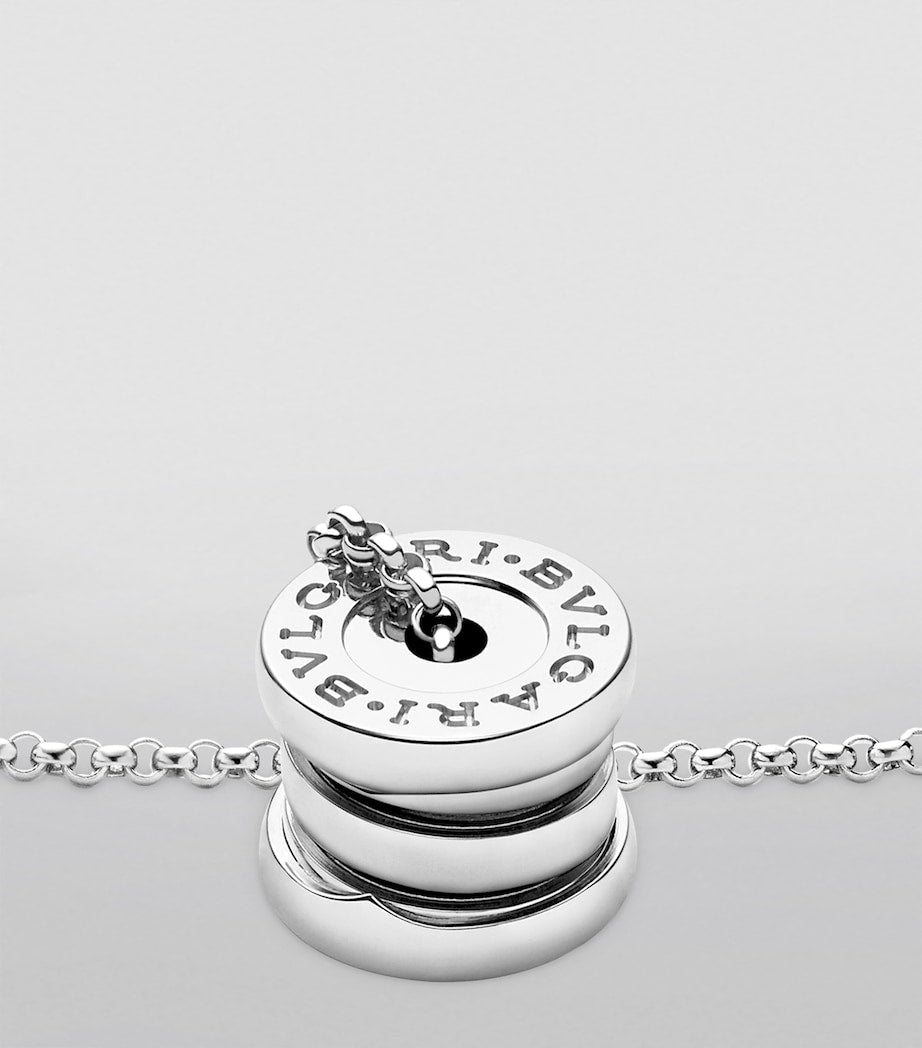 Bvlgari B.zero1 white gold pendant necklace (British brand)