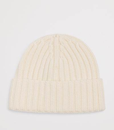 Harrods Mc2 Saint Barth Kids Wool-Blend Ribbed Logo Beanie - اشترِ عبر الإنترنت من McGrocer