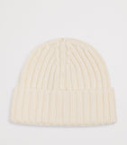 Mc2 Saint Barth Kids wool-blend ribbed logo beanie, imported from the UK