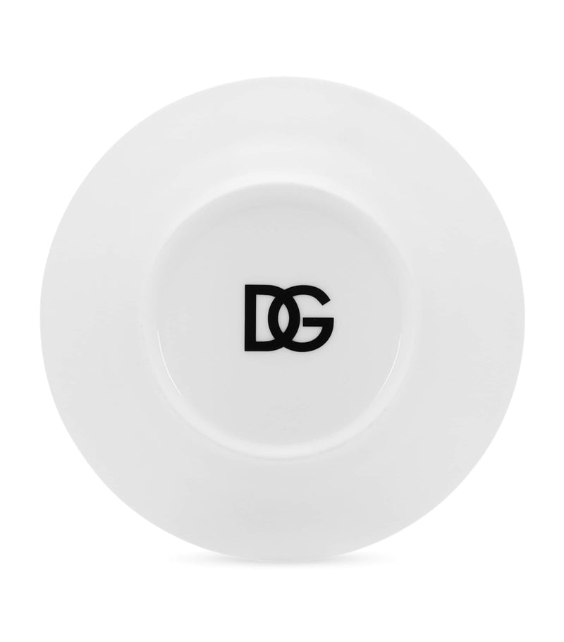 Dolce&Gabbana Casa DG Millennials logo plates 19cm - British product