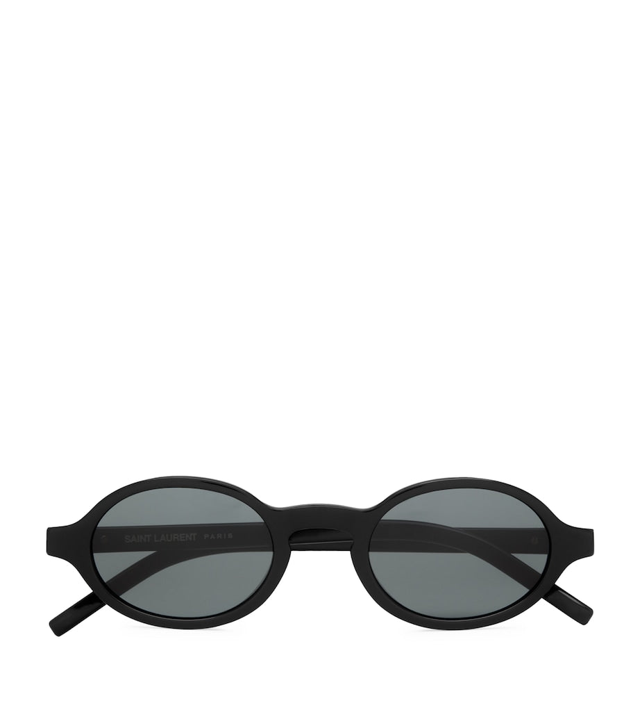 Lunettes de soleil ovales en acétate Saint Laurent SL M161, version UK