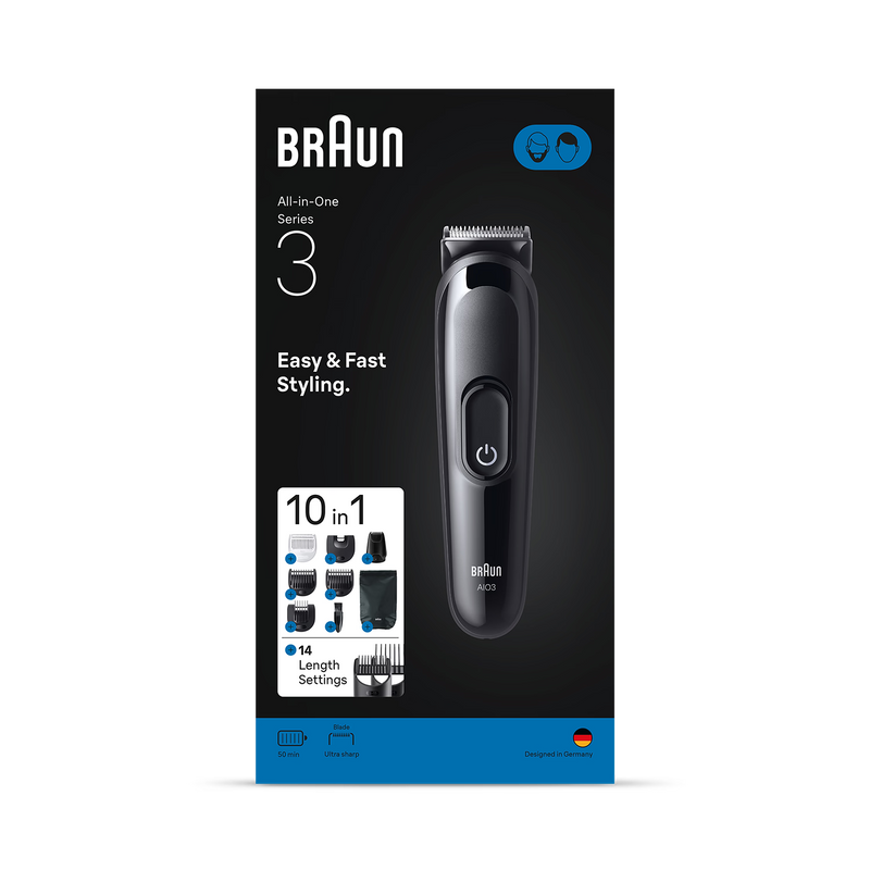 Braun All-in-One Series 3 10in1 grooming kit, UK version
