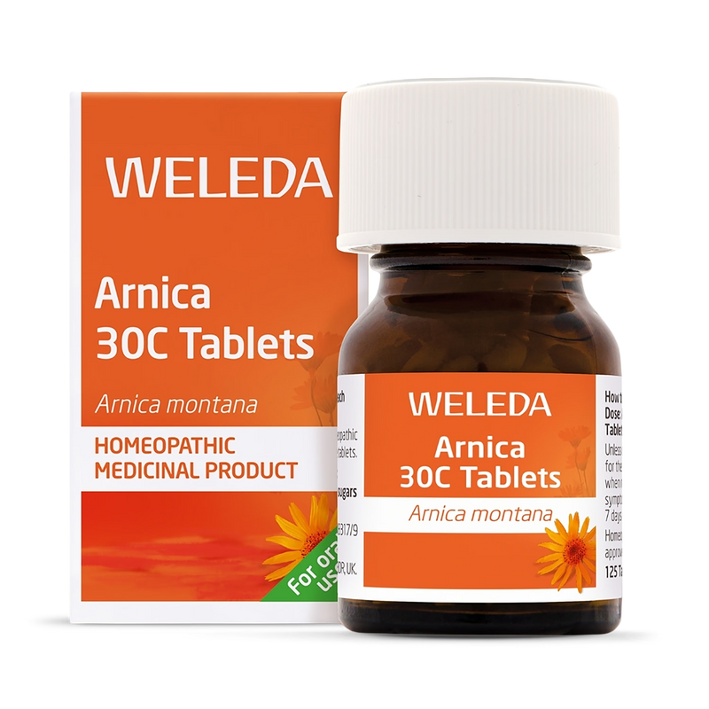 Weleda Arnica 30c homeopathic relief tablets 125 (British brand)