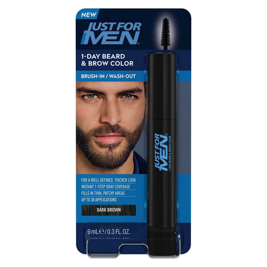 Just For Men 1-Day Beard & Brow Colour Dark Brown 9ml